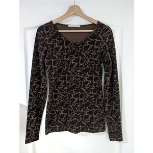 Peruvian Connection | Women's printed pima cotton long sleeve tee